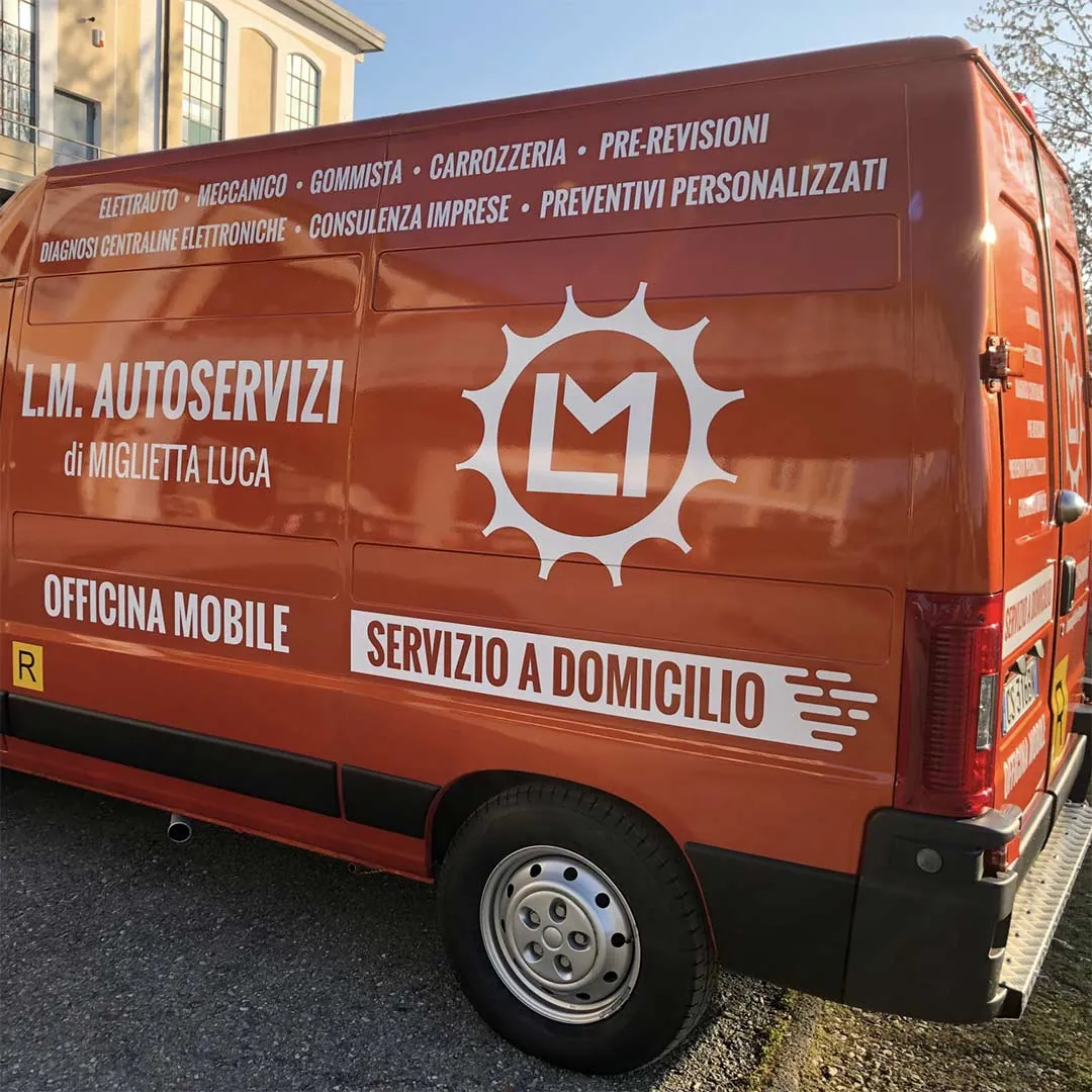 Il furgone officina mobile di L.M. Autoservizi
